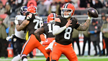 Cleveland Browns quarterback Dillon Gabriel.