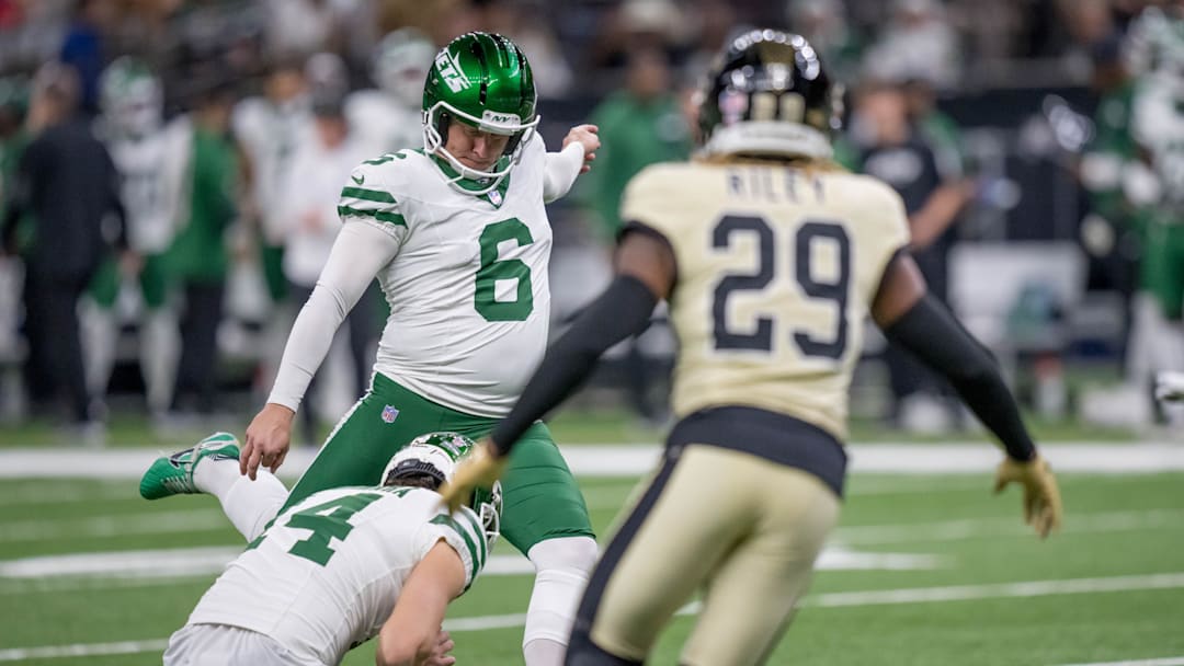 Former New York Jets kicker Nick Folk leads the way in the Atlanta Falcons' special teams reset.