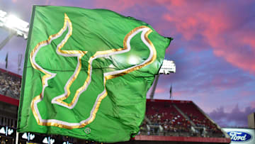 USF has a major men's baskertball challenge coming Thursday against unbeaten Utah State.