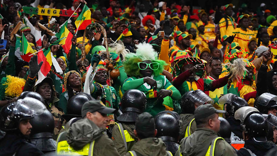 Senegal’s supporters at the 2025 Africa Cup of Nations final. 