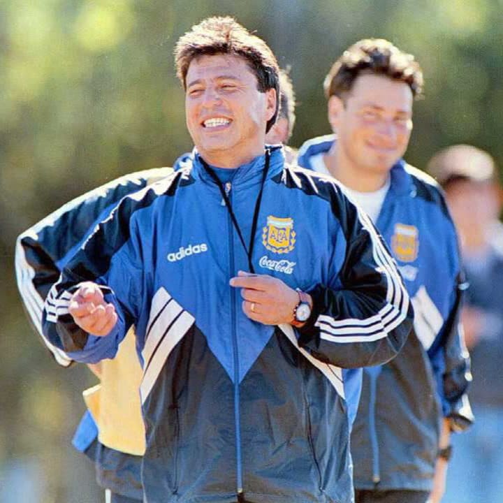 Daniel Alberto Pasarella, the trainer of the Argentina