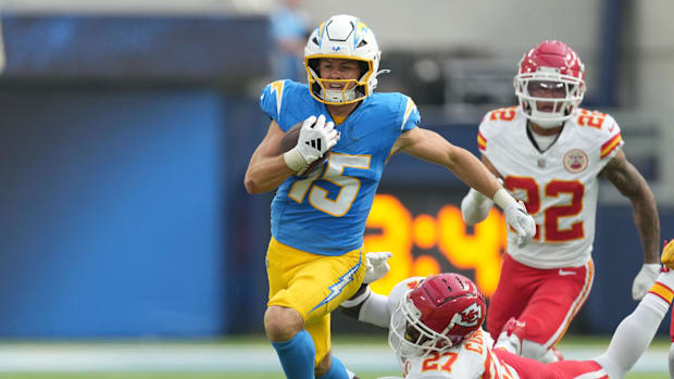 Los Angeles Chargers wide receiver Ladd McConkey