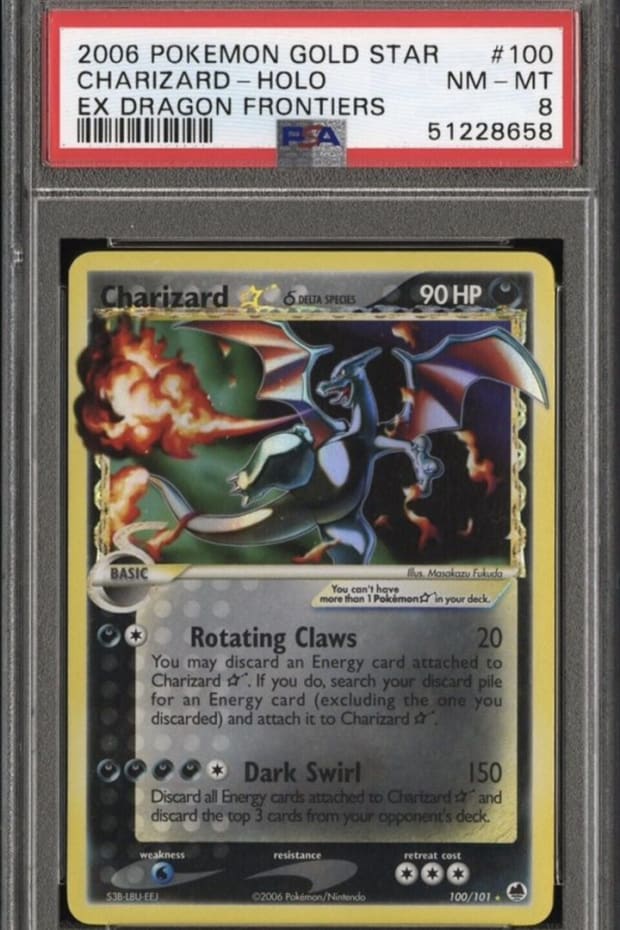 2006 EX Dragon Frontiers Gold Star Charizard