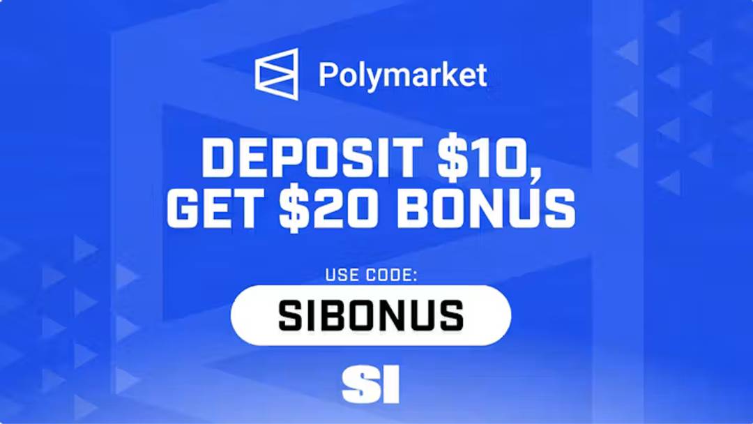 Trade MLB and WNBA games with Polymarket promo code SIBONUS for a $20 bonus. Deposit $10 to claim your welcome offer today. Trade MLB and WNBA games with Polymarket promo code SIBONUS for a $20 bonus. Deposit $10 to claim your welcome offer today.