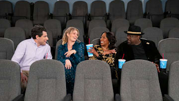 "Welcome to the World" -- Coverage of the CBS Original Series THE NEIGHBORHOOD, scheduled to air on the CBS Television Network. Pictured (L-R): Max Greenfield as Dave, Beth Behrs as Gemma, Tichina Arnold as Tina, and Cedric the Entertainer as Calvin. Photo: Monty Brinton/CBS ©2024 CBS Broadcasting, Inc. All Rights Reserved.