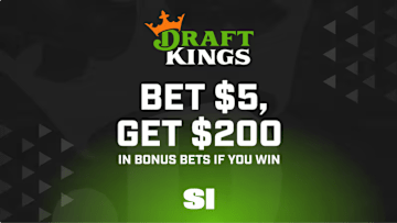 DraftKings promo code offer: Bet $5, get $200 in bonus bets if you win on Army vs Navy Game. No code needed for this welcome bonus.
