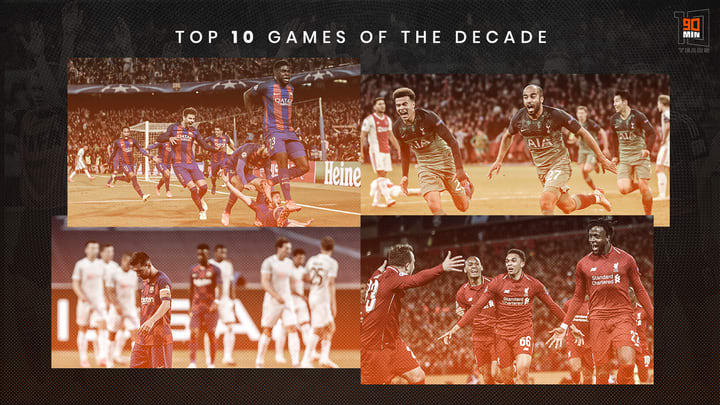 There has been some unbelievable games over the past 10 years