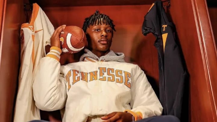 2026 5-star QB Faizon Brandon during an unofficial visit to Tennessee. (Photo courtesy of Faizon Brandon)