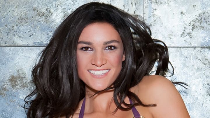 Michelle Jenneke was photographed by James Macari in Las Vegas.