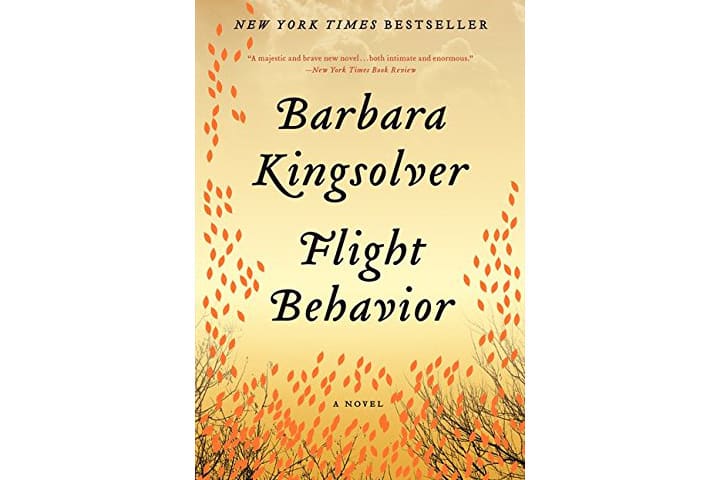 'Flight Behavior' book cover. 