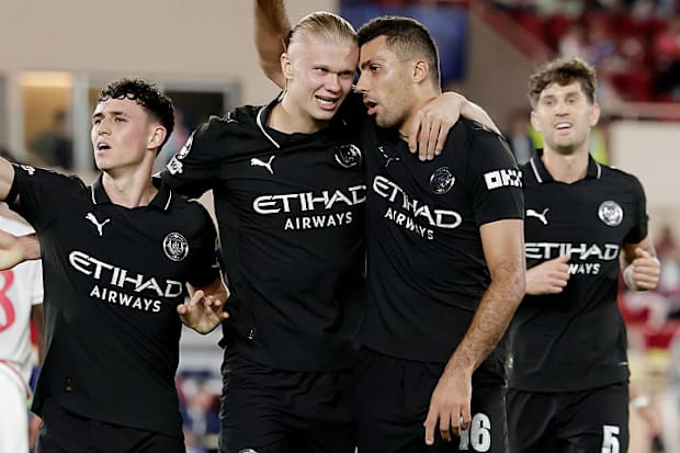 Phil Foden, Erling Haaland, Rodri
