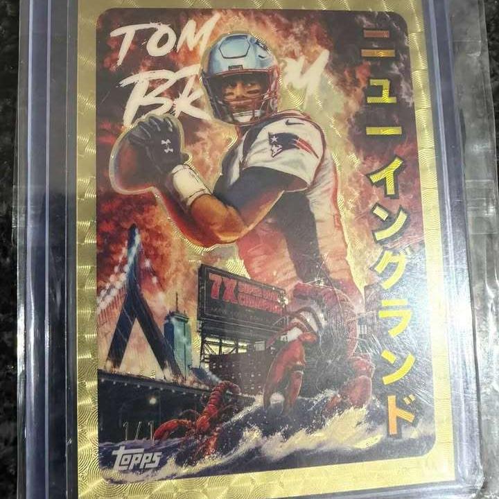 Tom Brady Topps Chrome Kaiju 1/1 Superfractor Record Sale