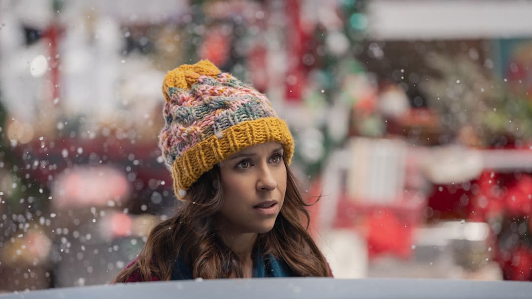 Hot Frosty. Lacey Chabert as Kathy Barrett in Hot Frosty. 