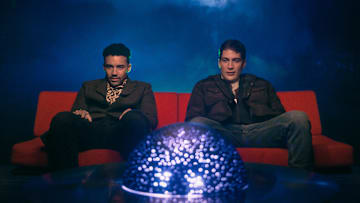 It's What's Inside. (L to R) Devon Terrell as Reuben and James Morosini as Cyrus in It's What's Inside. Cr. Courtesy of Netflix