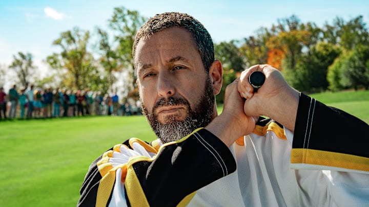 HAPPY GILMORE 2. Adam Sandler as Happy Gilmore Cr. Scott Yamano/Netflix © 2025.