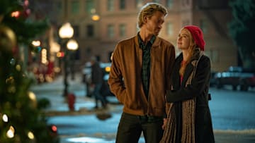 The Merry Gentlemen. (L-R) Chad Michael Murray as Luke and Britt Robertson as Ashley in The Merry Gentlemen