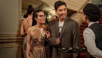 Ali Wong as Sasha Tran and Randall Park as Marcus Kim in Always Be My Maybe 
