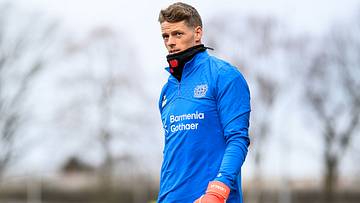 Jonas Omlin durfte sich in Leverkusen bislang nur im Training beweisen Jonas Omlin durfte sich in Leverkusen bislang nur im Training beweisen