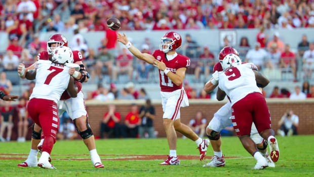 Oklahoma quarterback Jackson Arnold