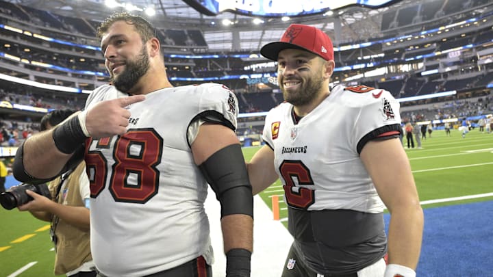Tampa Bay Buccaneers quarterback Baker Mayfield.
