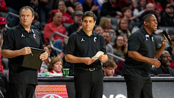 Cincinnati Bearcats head coach Wes Miller watches in the second half of the NCAA basketball game between the Cincinnati Bearcats and the West Virginia Mountaineers at Fifth Third Arena in Cincinnati on Sunday, Feb. 2, 2025. The Bearcats lost, 63-50.