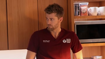 CHICAGO MED -- "Take a Look in the Mirror" Episode 1013 -- Pictured: Luke Mitchell as Dr. Mitch Ripley 