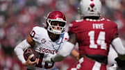 Oklahoma QB John Mateer has a big game to watch in Week 4 against Auburn. 