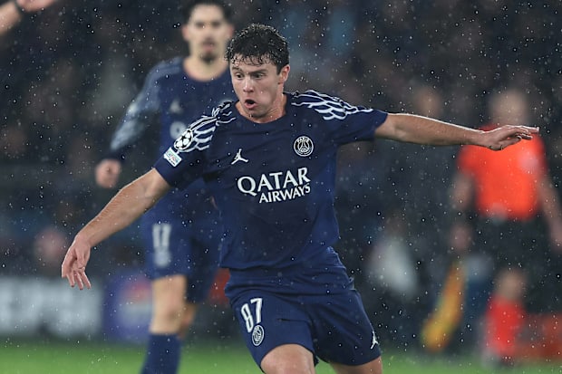 PSG midfielder Joao Neves