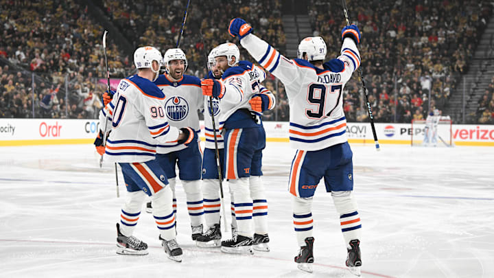 Edmonton Oilers v Vegas Golden Knights - Game One