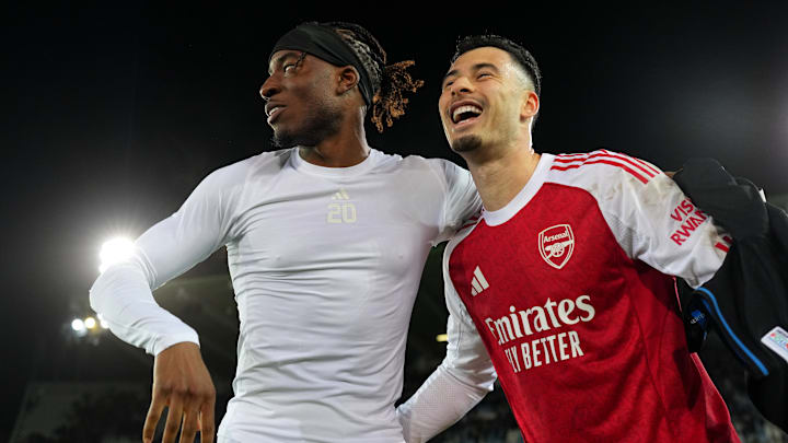 Noni Madueke and Gabriel Martinelli fired Arsenal to victory in Belgium