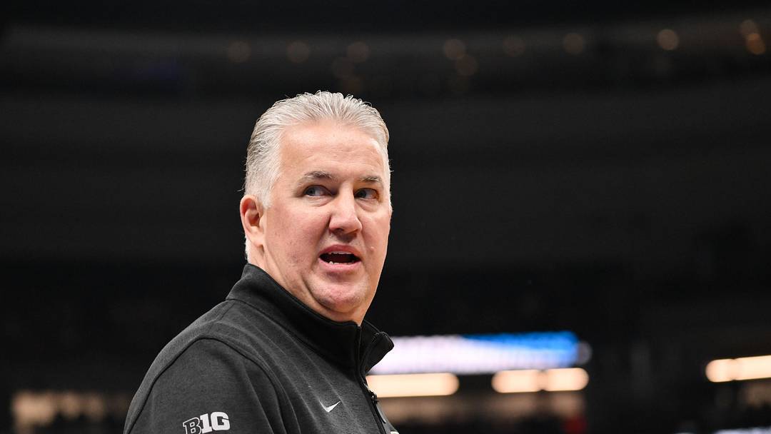 Purdue Boilermakers head coach Matt Painter looks on during an NCAA Tournament game.