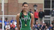 Osceola junior Elletta Uddin (middle) has been voted High School on SI Wisconsin's top girls track and field athlete of 2025.