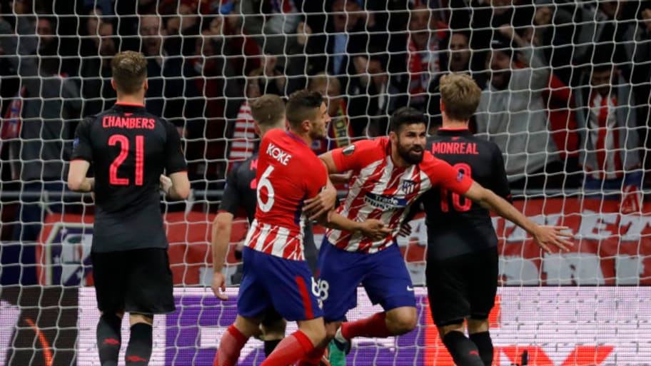 Atlético Madrid vs. Arsenal, Europa League 2017–18  