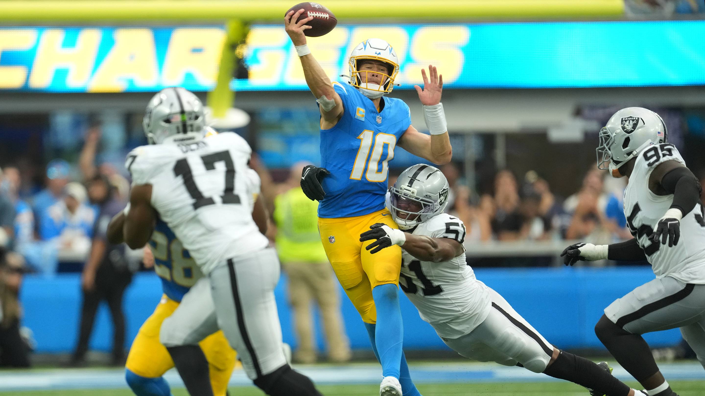 Desperate Times for Jim Harbaugh, 4 Other Things to Know About Chargers vs. Bills