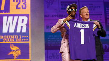 Minnesota Vikings wide receiver Jordan Addison