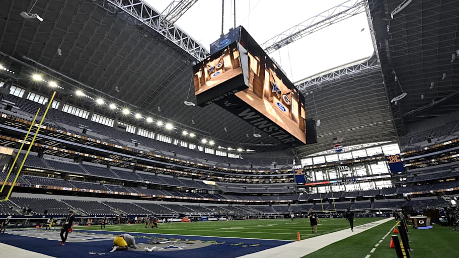 AT&T Stadium, built by Dallas Cowboys owner Jerry Jones