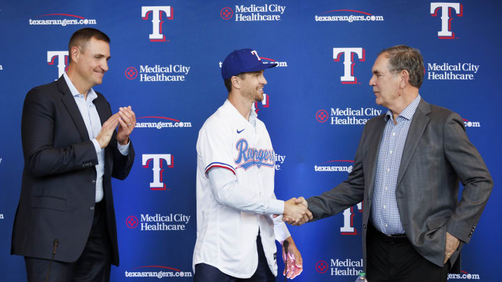 Texas Rangers Introduce Jacob deGrom