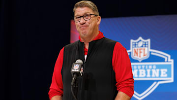 Tampa Bay Buccaneers GM Jason Licht is teasing the team taking a wide receiver with its first pick in the NFL Draft.
