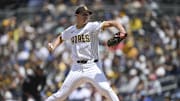 San Diego Padres pitcher Nick Pivetta is 4-1 with a 1.20 ERA in five starts this season.
