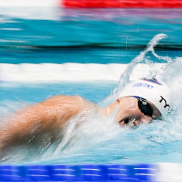Katie Ledecky won her seventh world title in the 800 freestyle on Saturday. 