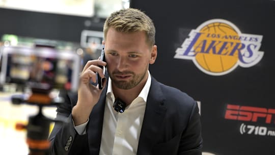 Doncic signed a three-year, $165 million extension with Los Angeles on Saturday.