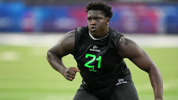 LSU offensive lineman Emery Jones was home grown in Louisiana, playing high school football at Catholic-Baton Rouge.