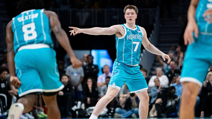 Kon Knueppel, Brooklyn Nets v Charlotte Hornets