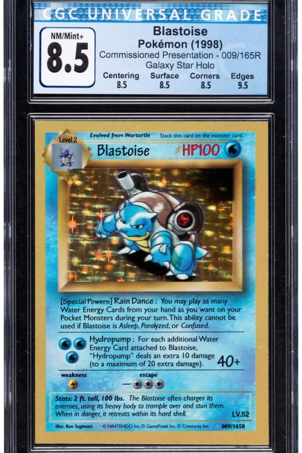 1998 Pokemon Commission Presentation Galaxy Star Holo Blastoise