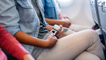 Please remain seated with your seatbelt fastened.