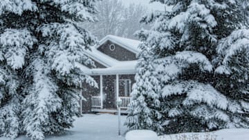 Stopping by woods on a snowy evening.