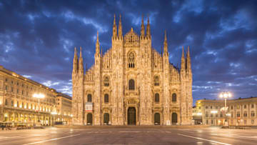The Duomo di Milano in Milan, Italy.