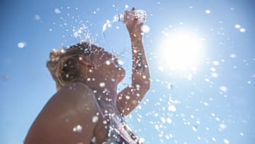 Counterintuitively, pouring water over yourself on a humid day might not cool you off.
