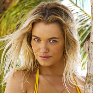 Hailey Clauson was photographed by Ben Watts in Barbados. 