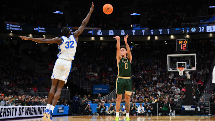 Colorado State Rams guard Kyan Evans (0)